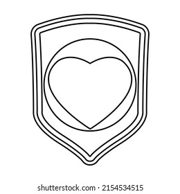 ningún icono de guerra, concepto de paz, ilustración vectorial