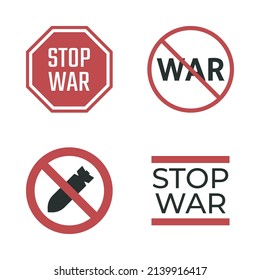 no hay un icono de guerra, detengan la guerra