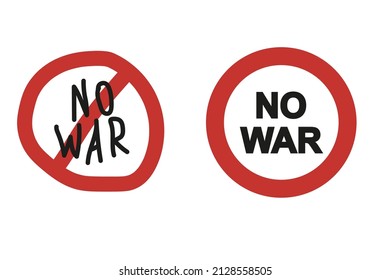 No war icon. Vector illustration