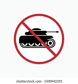 
No War Icon - Vector, Sign and Symbol for Design, Presentation, Website or Apps Elements.
