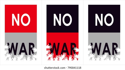 no war logo and emblem design