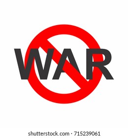 No War Logo Vector Template Design
