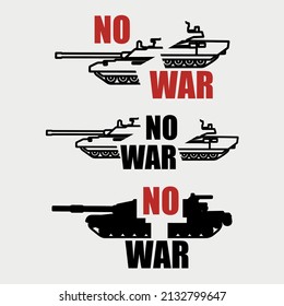 No al afiche de la guerra. Mensaje para detener la guerra. Haz la paz.