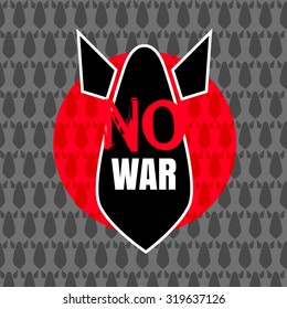 No War print, illustration, pattern