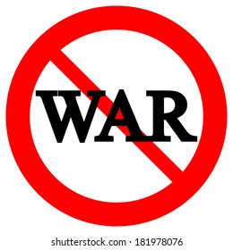 No War Sign のイラスト素材