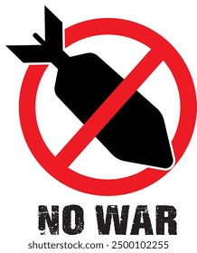 no war sign poster icon