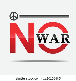 No war sign vector illustration.