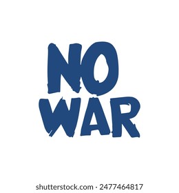 No war text stamp icon color dander poster banner design.