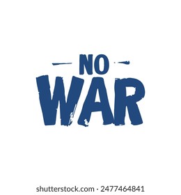 No war text stamp icon color dander poster banner design.
