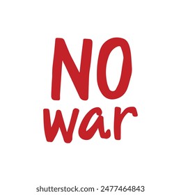 No war text stamp icon color dander poster banner design.