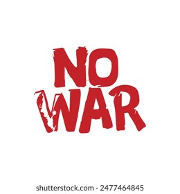 No war text stamp icon color dander poster banner design.