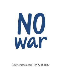 No war text stamp icon color dander poster banner design.
