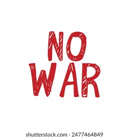 No war text stamp icon color dander poster banner design.