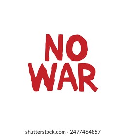 No war text stamp icon color dander poster banner design.