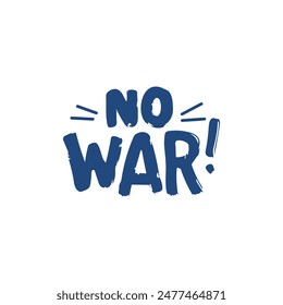No war text stamp icon color dander poster banner design.