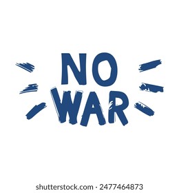 No war text stamp icon color dander poster banner design.
