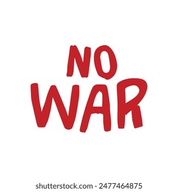 No war text stamp icon color dander poster banner design.