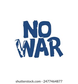 No war text stamp icon color dander poster banner design.