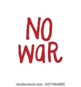 No war text stamp icon color dander poster banner design.