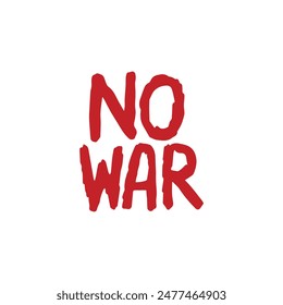 No war text stamp icon color dander poster banner design. 