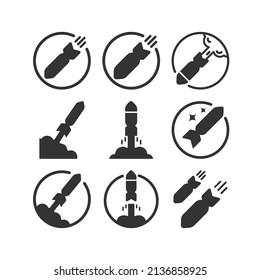 No war, no weapon vector icon set. 
Stop Russian aggression icon set. 