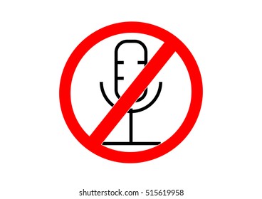No Warning danger symbol prohibiting signs. Forbidden safety information prohibiting signs. 