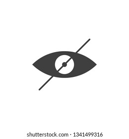 no watching sign icon. One of the collection icons for websites, web design, mobile app