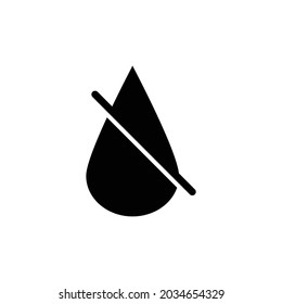 no water icon. avoid water contact. 