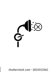 no water icon,vector best flat icon.