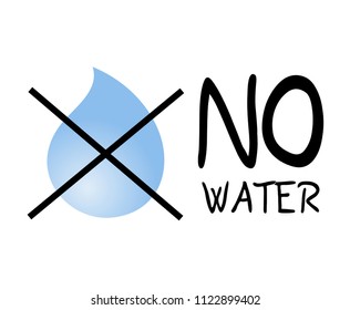 no water symbol