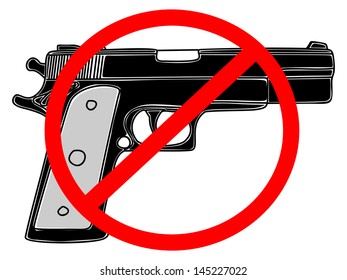No weapon allowed, illustration