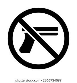 No Hay Icono De Glifo Vector De Armas Para Uso Personal Y Comercial.
