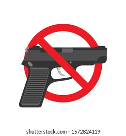 No Weapons / Gun Icon : Weapons Theme, Infographics and Other Graphic Related Assets.