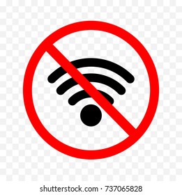 No Wi Fi Sign 