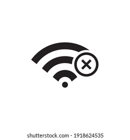 no wifi icon symbol sign vector