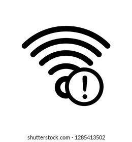 no wifi icon vector