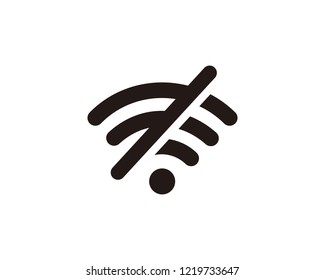 No wifi internet icon 
