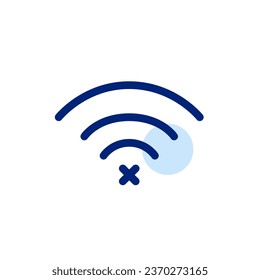 No wifi signal. Pixel perfect icon