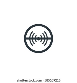 No wifi, vector icon vector