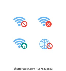 No WiFi/internet Connection Icon Design