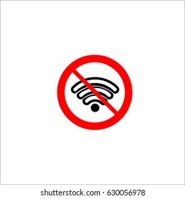 No Wi-fin sign
