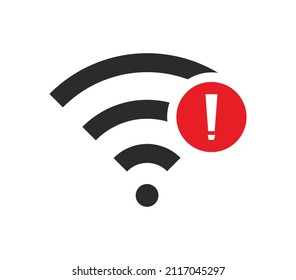 No wireless connections, no wifi icon sign vector