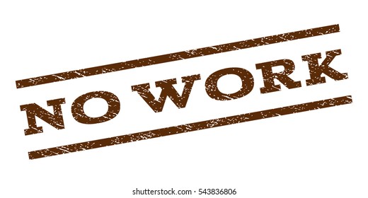 No Work Watermark Stamp Text Caption Stock Vector (Royalty Free ...