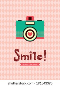 no worry be happy camera poster