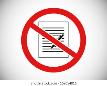 No Writing