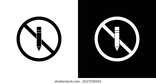 Sin signos de escritura Vector, ilustración sólida, pictograma