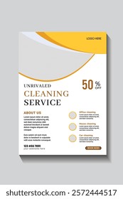 No.1 Cleaning Service and Flyer Template