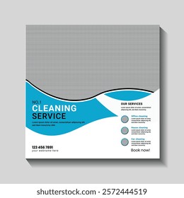 No.1 Cleaning Service and Flyer Template