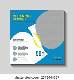 No.1 Cleaning Service and Flyer Template