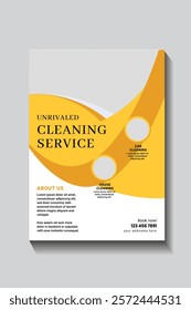 No.1 Cleaning Service and Flyer Template